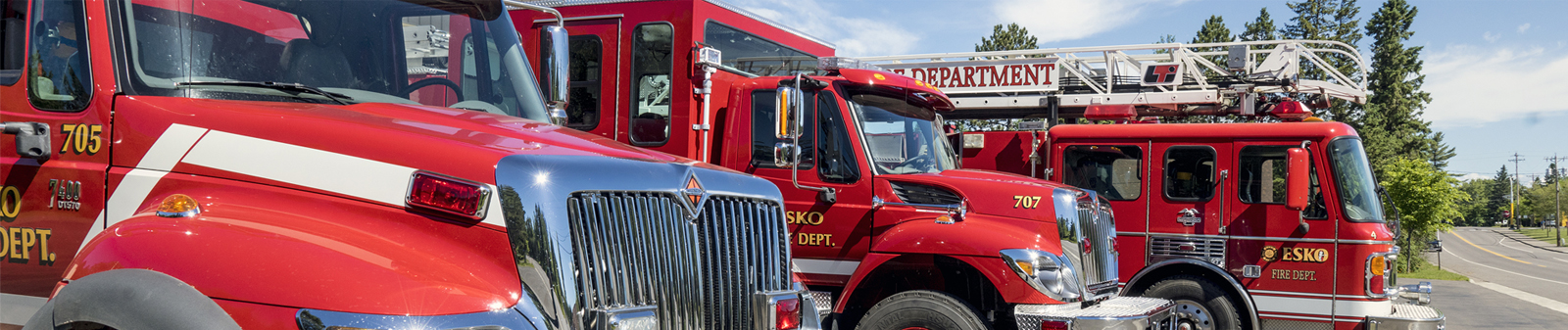 ESKO fire department trucks