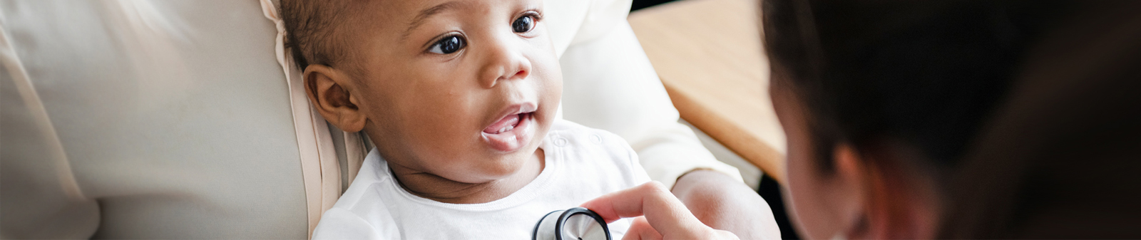 Baby checkup with doctor